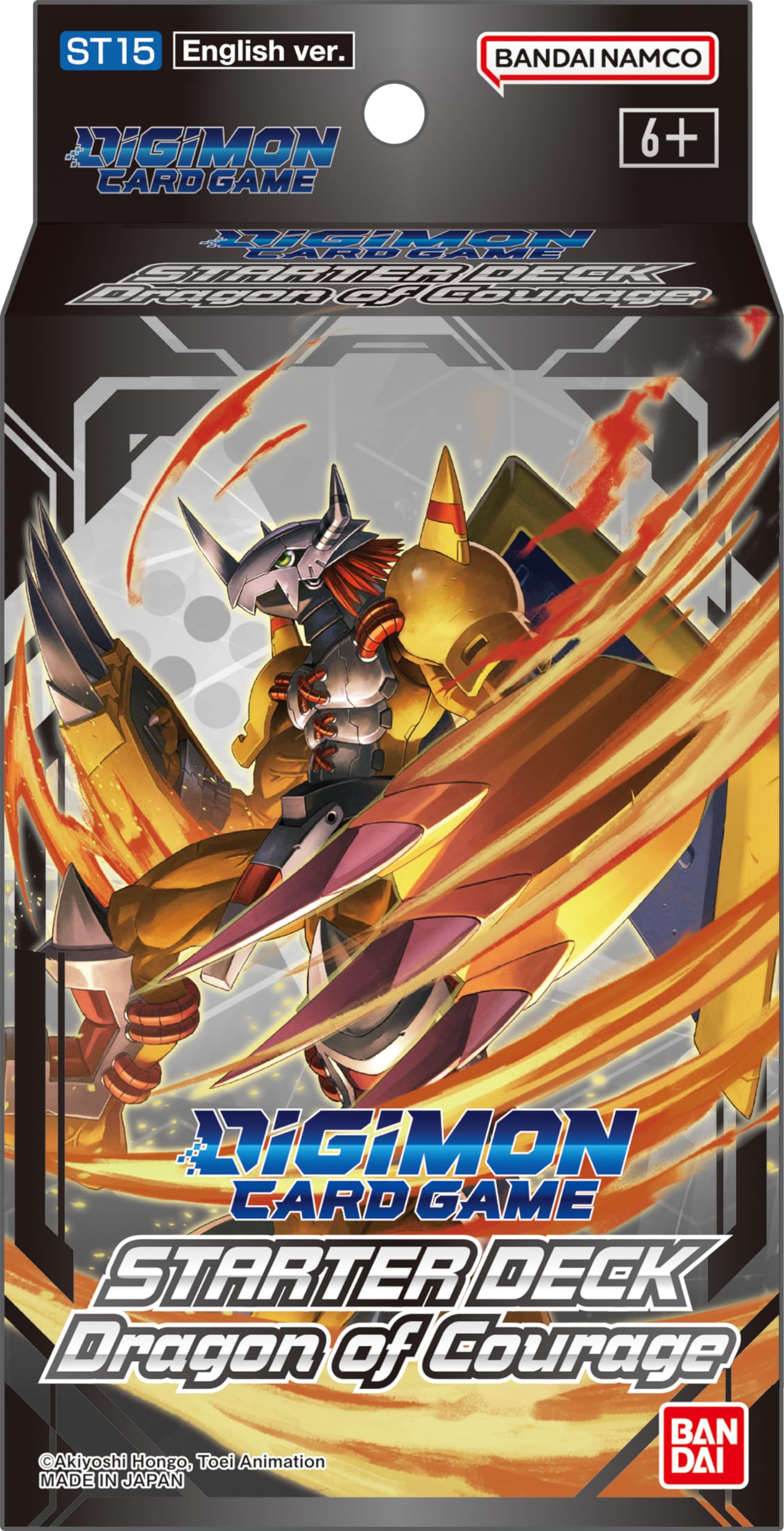 BANDAI | Digimon Card Game: Starter Deck - Dragon of Courage (ST15) | Card Game | Ages 6+ | 2 Players | 30 Minutes Playing Time