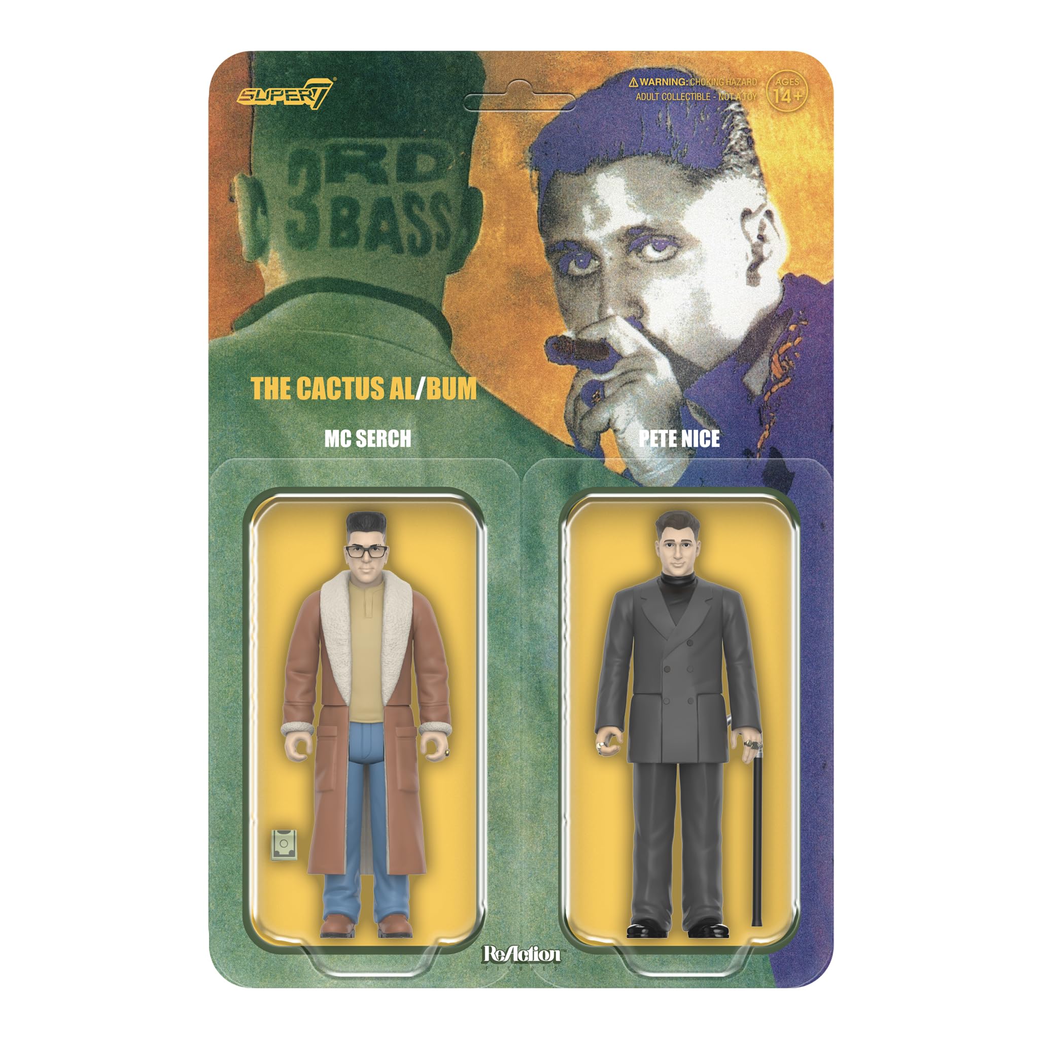 Super7 3rd Bass Reaction Figures - 3rd Bass (2 Pack) Action Figure