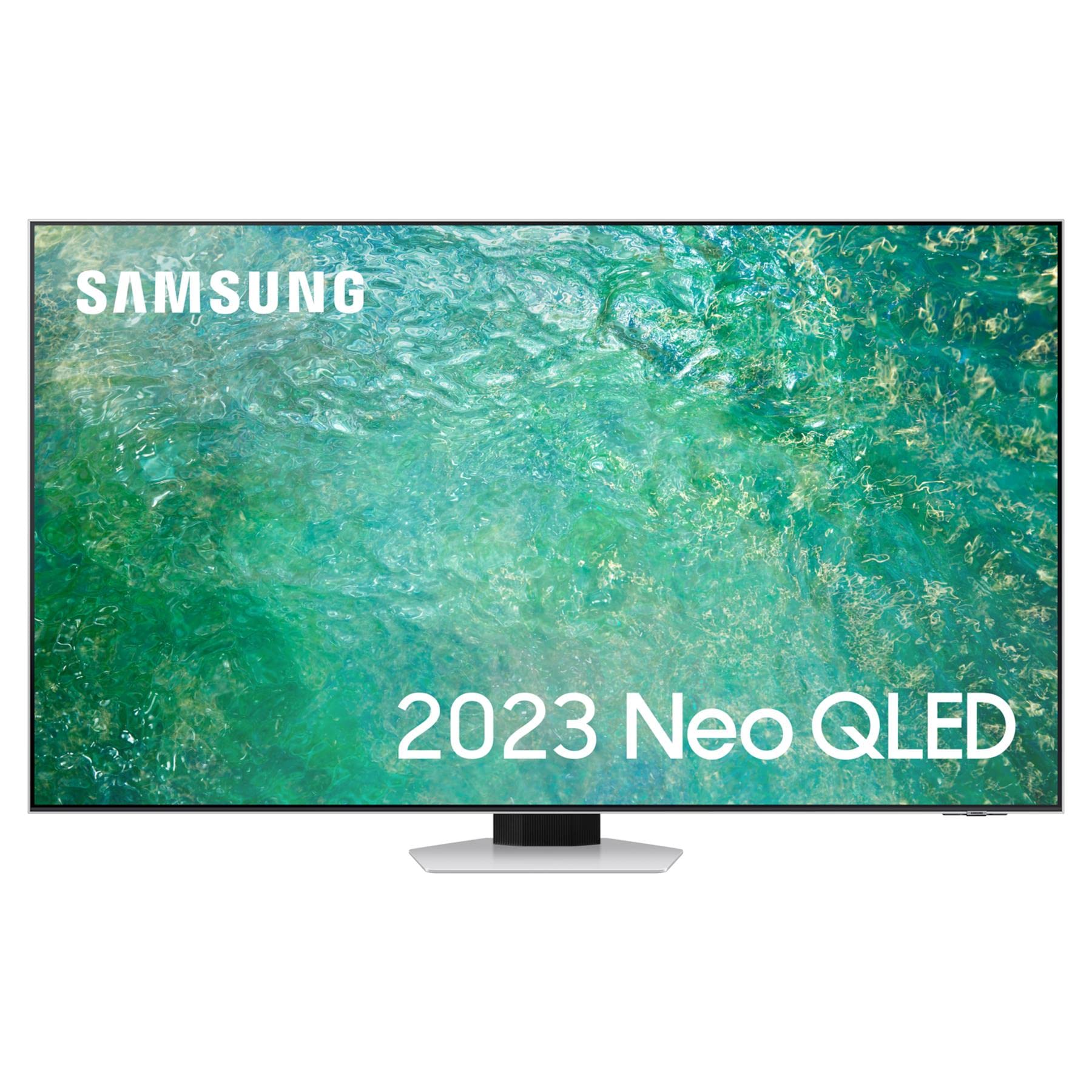 Samsung 85 Inch QN85C 4K Neo QLED HDR Smart TV (2023) - Quantum Matrix Technology With 100% Colour Volume & Alexa Built In, Object Tracking Dolby Atmos, Gaming Hub, Wide Viewing Angle, Multi View