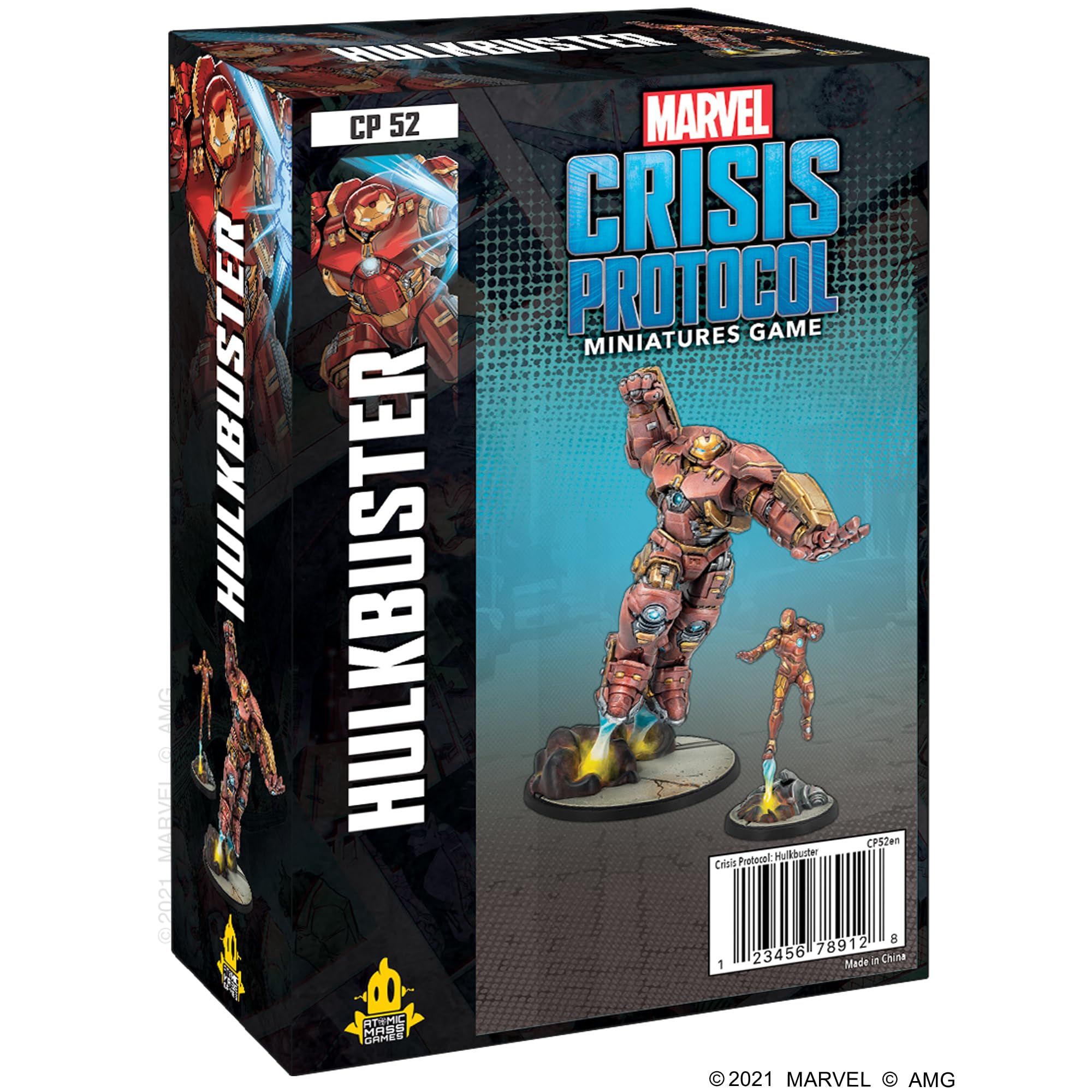 Atomic Mass Games | Hulkbuster: Marvel Crisis Protocol | Miniatures Game | Ages 14+ | 2 Players | 45 Minutes Playing Time,Multicolor,FFGCP52