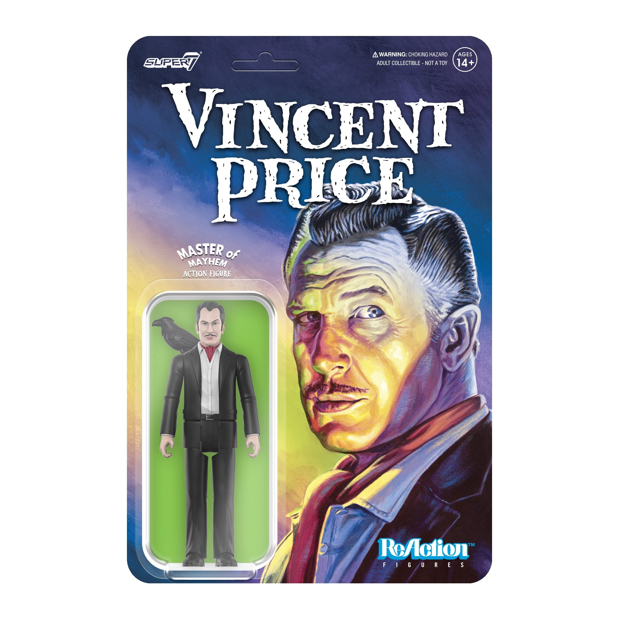 SUPER7 - Vincent Price Ascot 3.75 in Reaction Figure