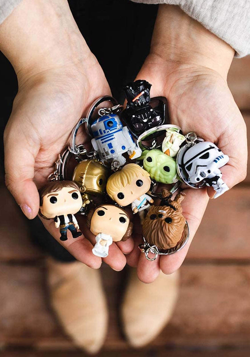 Funko Pop! Keychain: Star Wars - Princess Leia Novelty Keyring - Collectable Mini Figure - Stocking Filler - Gift Idea - Official Merchandise - Movies Fans - Backpack Decor