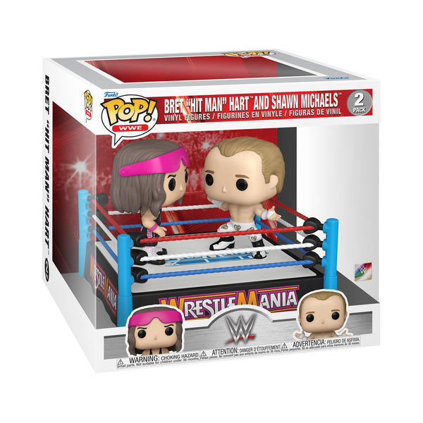 Funko POP! Moment: WWE - Bret Hart Vs Shawn Michaels - Collectable Vinyl Figure - Gift Idea - Official Merchandise - Toys for Kids & Adults - Sports Fans - Model Figure for Collectors and Display