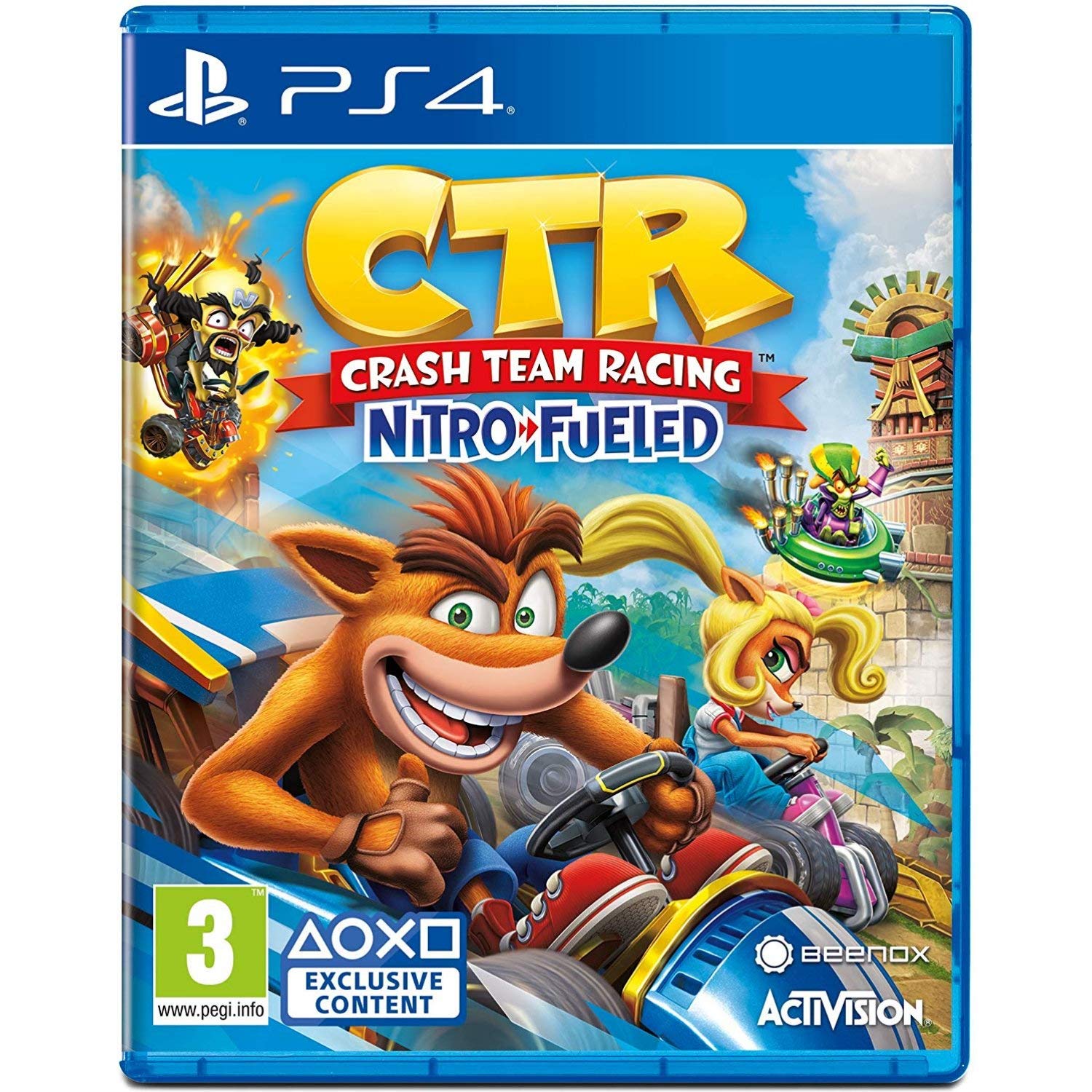 Crash Team Racing Nitro-Fueled (Exclusive Retro Content) PS4