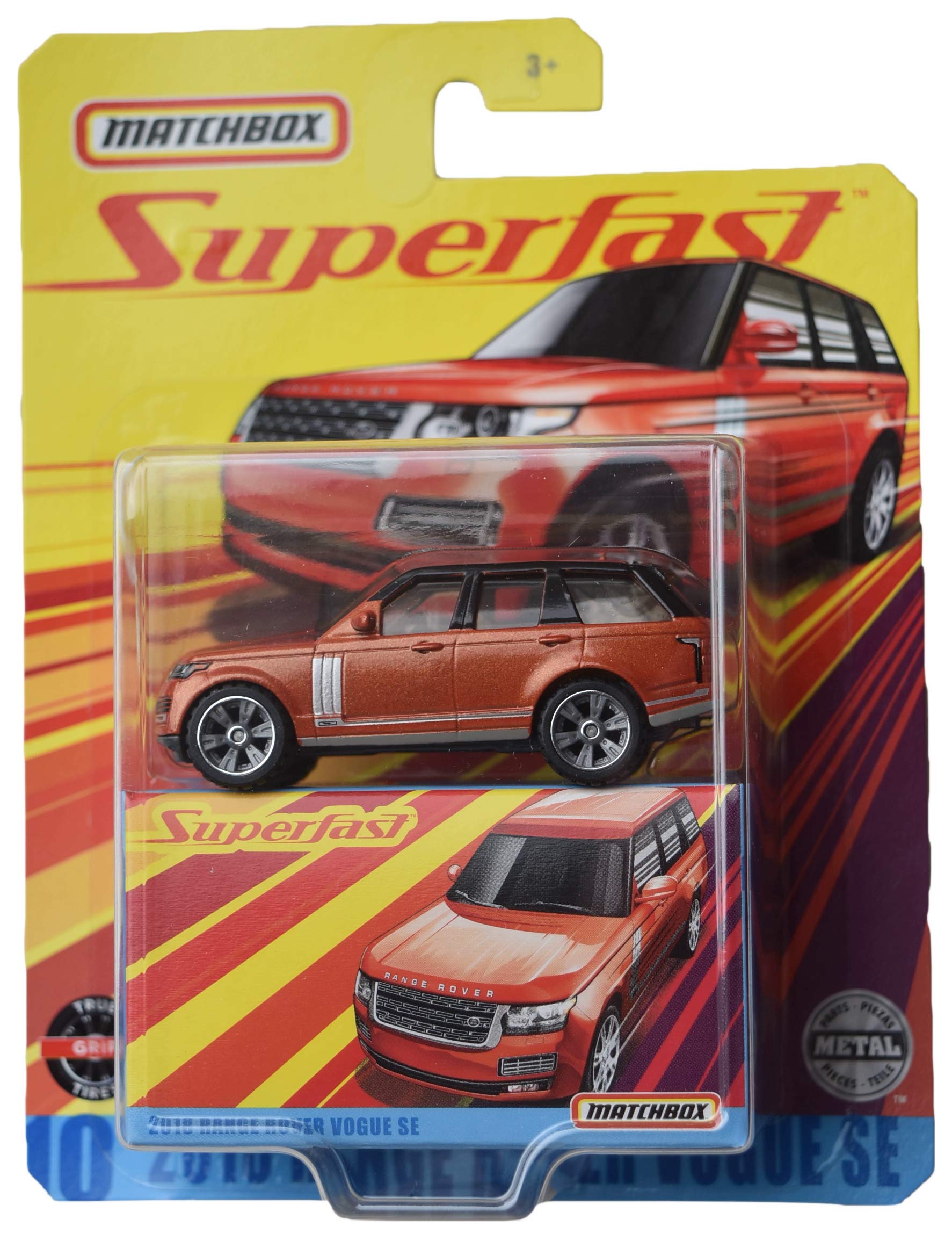 Matchbox 2018 Range Rove Vogue SE, Super Fast [Burnt Orange]