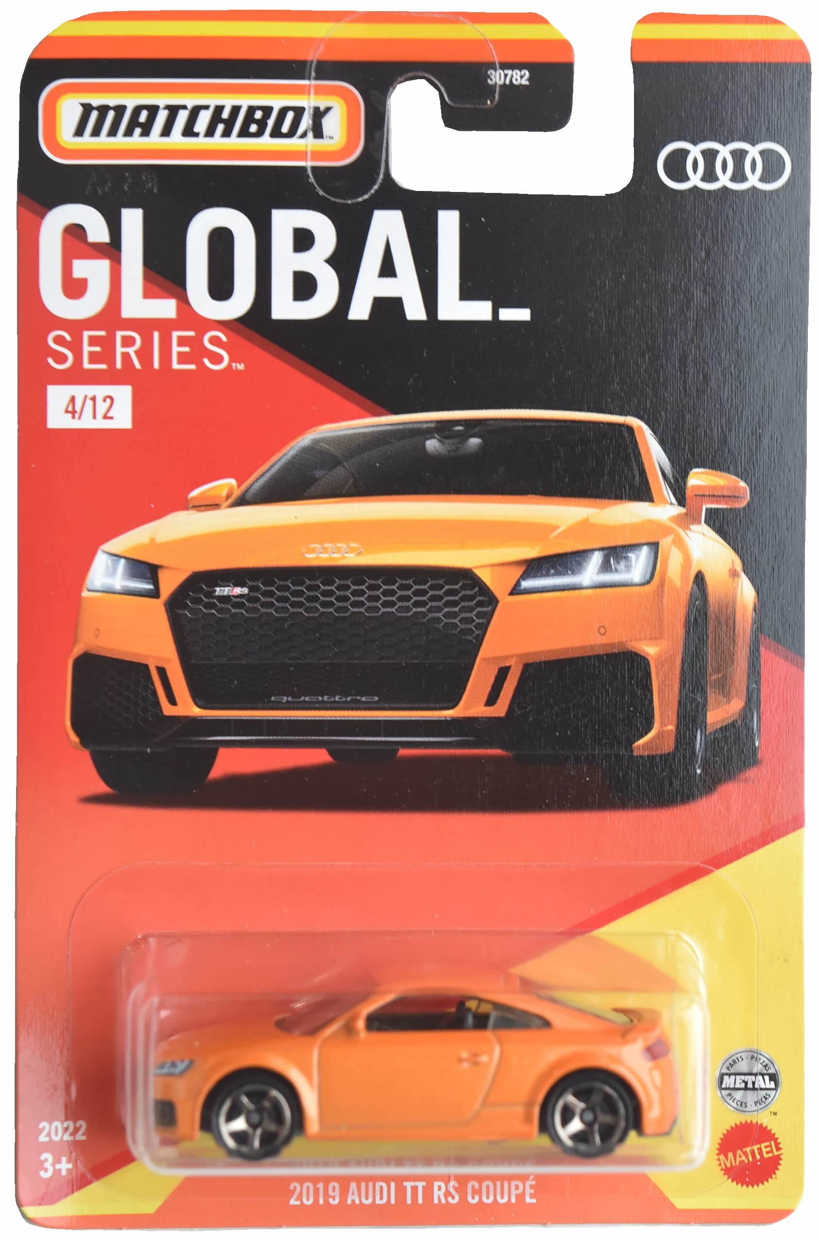 Matchbox 2019 Audi TT RS Coupe, Global Series 4/12