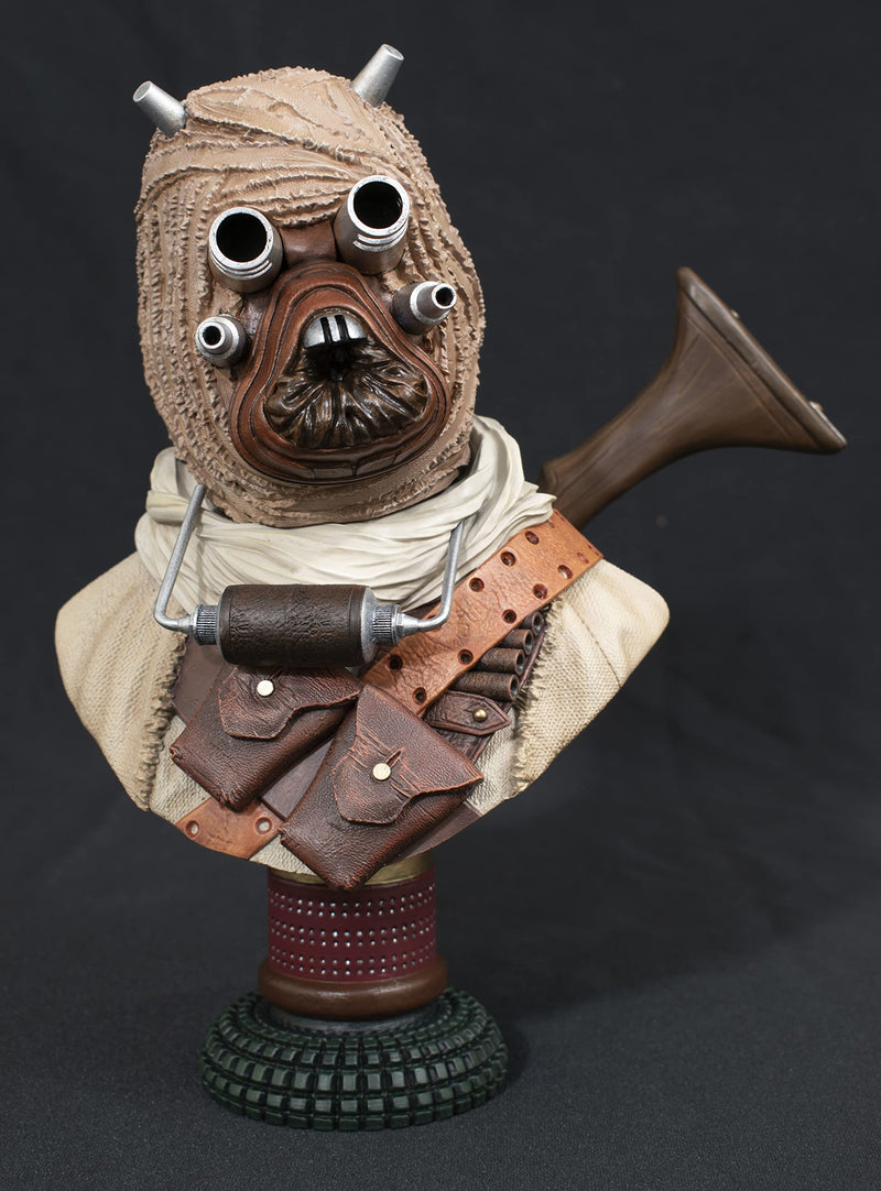 Star Wars Gentle Giant A New Hope: Tusken Raider Legends in 3-Dimensions 1:2 Scale Bust, Multicolor, 10 inches