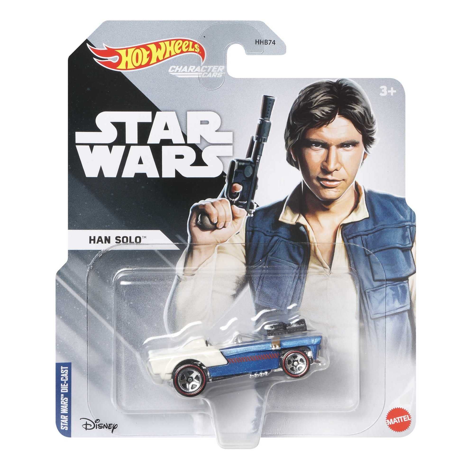 Hot Wheels Star Wars Character Cars 1:64 Metal Vehicle Han Solo