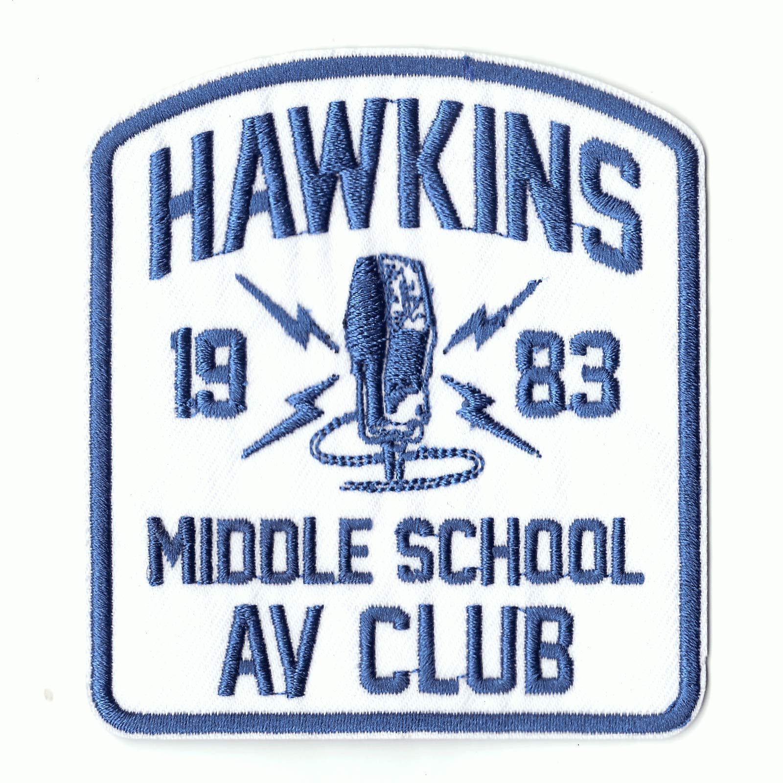 Stranger Things Hawkins Middle School AV Club Netflix Original TV Embroidered Iron On Patch