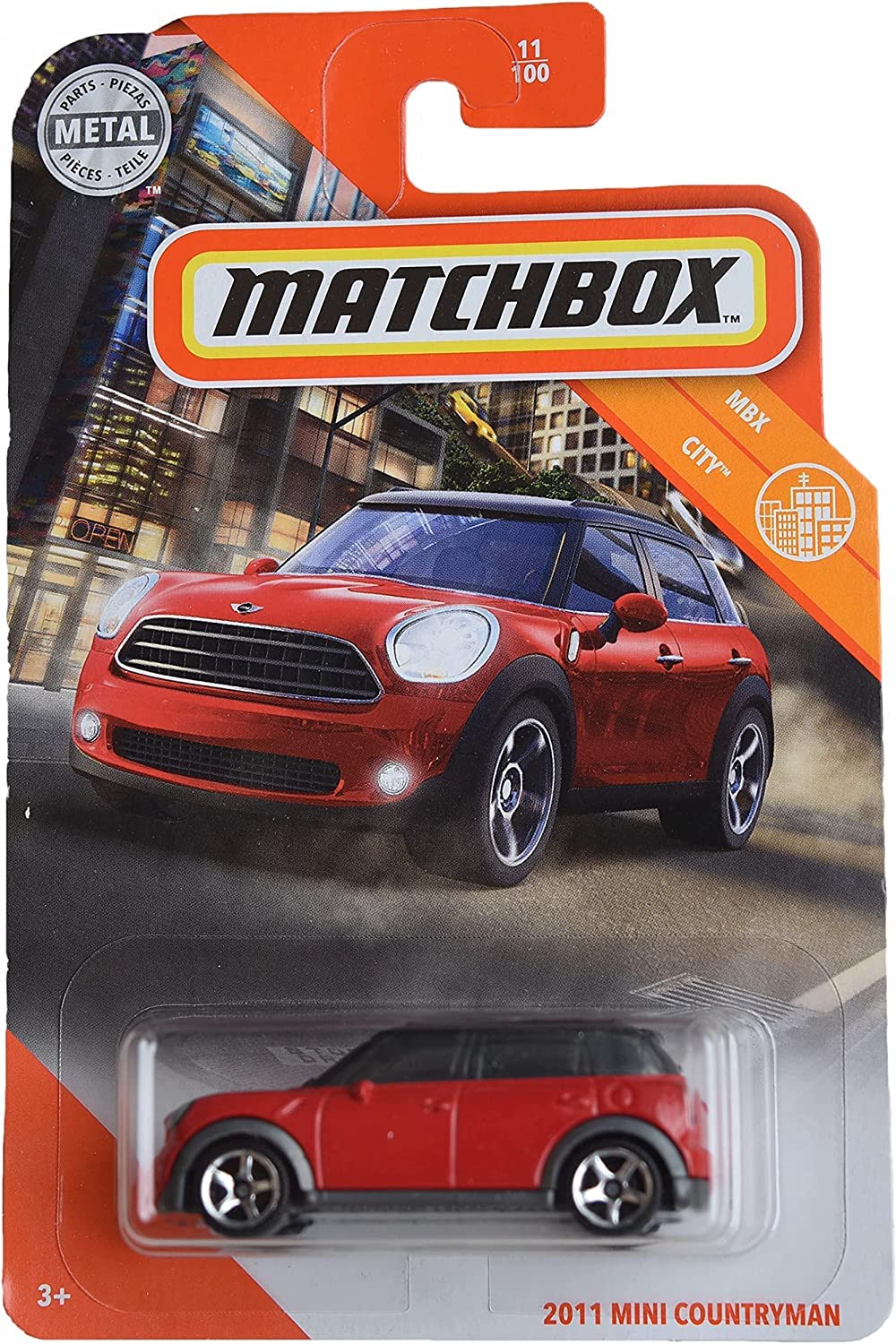 Matchbox 2011 Mini Countryman, [red] City 11/100