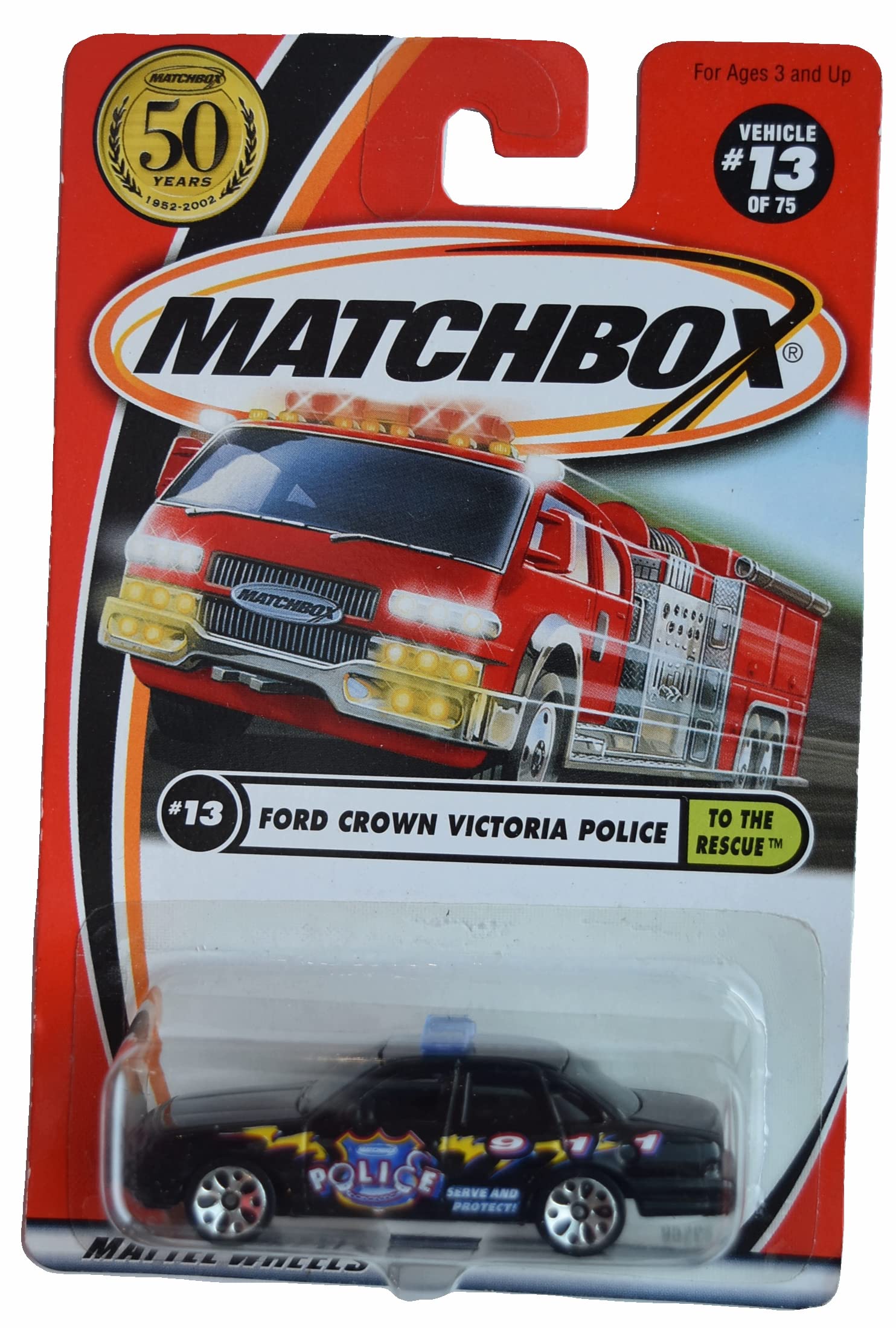 Matchbox Ford Crown Victoria Police, to The Rescue #13