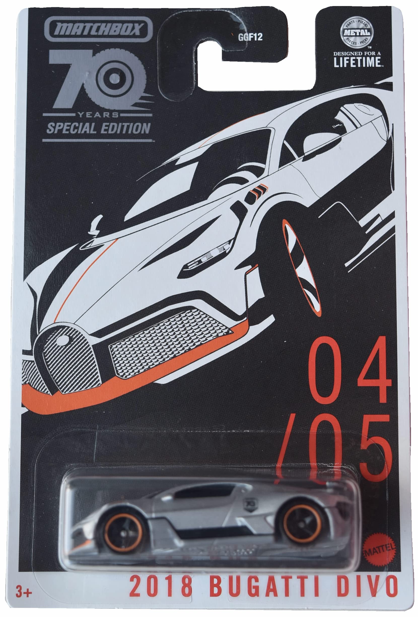 Matchbox 2018 Bugatti Divo, Special Edition