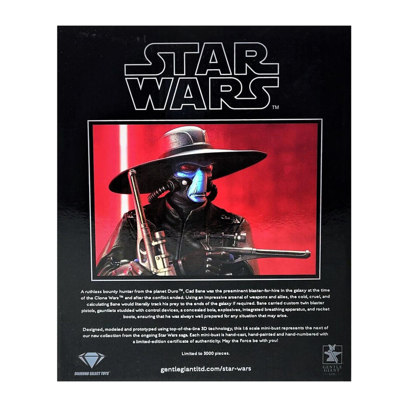 Diamond Select - Star Wars Clone Wars Cad Bane 1/6 Scale Bust