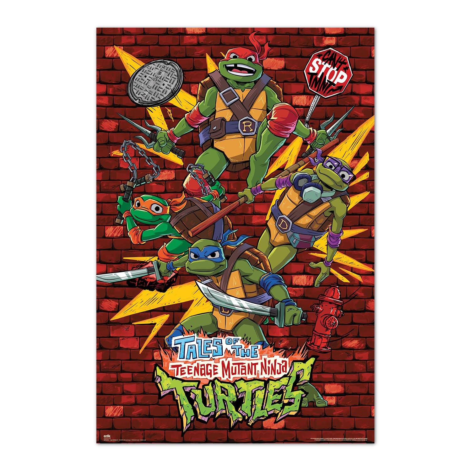 Grupo Erik Teenage Mutant Ninja Turtles Poster - 36 x 24 inches / 91.5 x 61 cm - Shipped Rolled Up - Cool Posters - Art Poster - Posters & Prints - Wall Posters