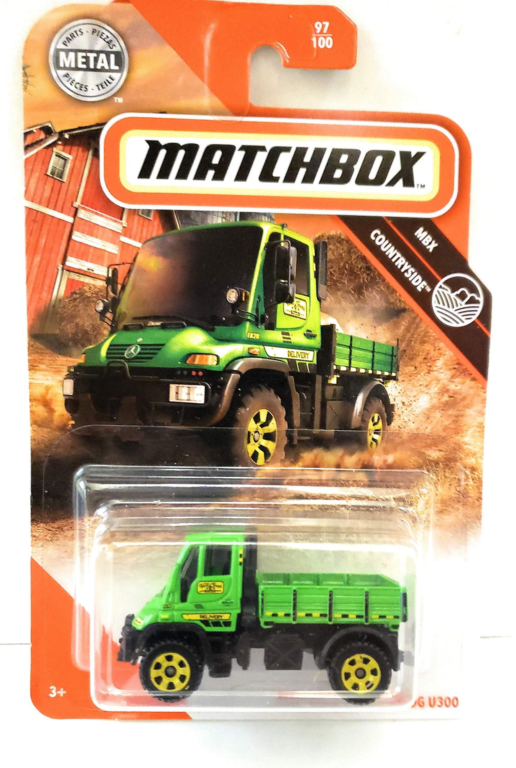 Matchbox Contryside Mercedes Benz Unimog U300 97/100, Green