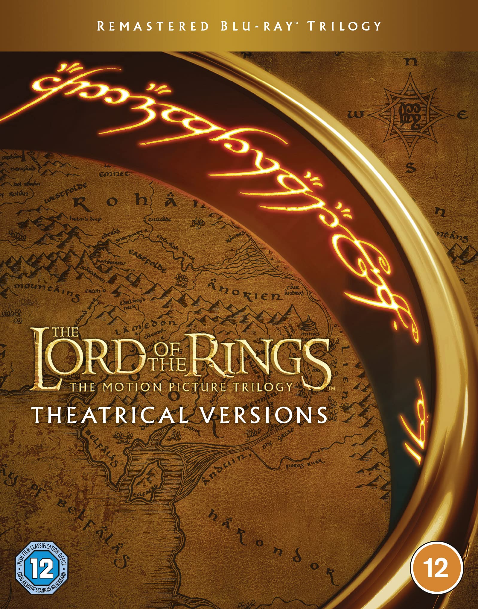 The Lord of the Rings Trilogy [Remastered Versions] [Region Free] [Blu-ray] [2001]