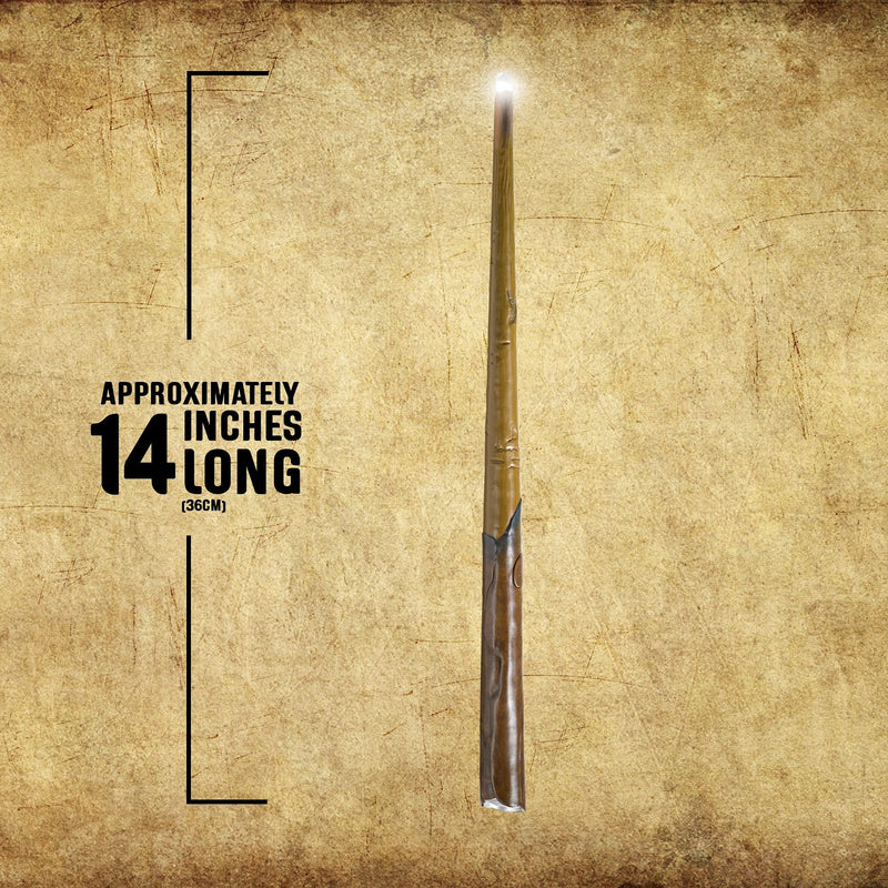 The Noble Collection Fantastic Beasts Newt Scamander's Illuminating Wand - 14in (36cm) Officially Licensed Film Set Movie Props Wand Gifts