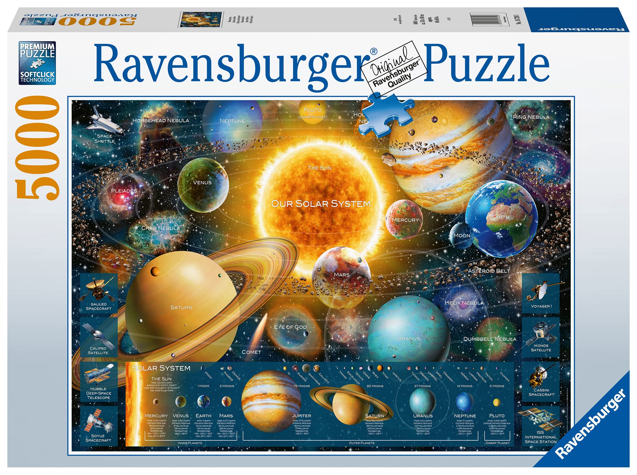 Ravensburger Space Odyssey 5000 Piece Jigsaw Puzzles for Adults and Kids Age 12 Years Up