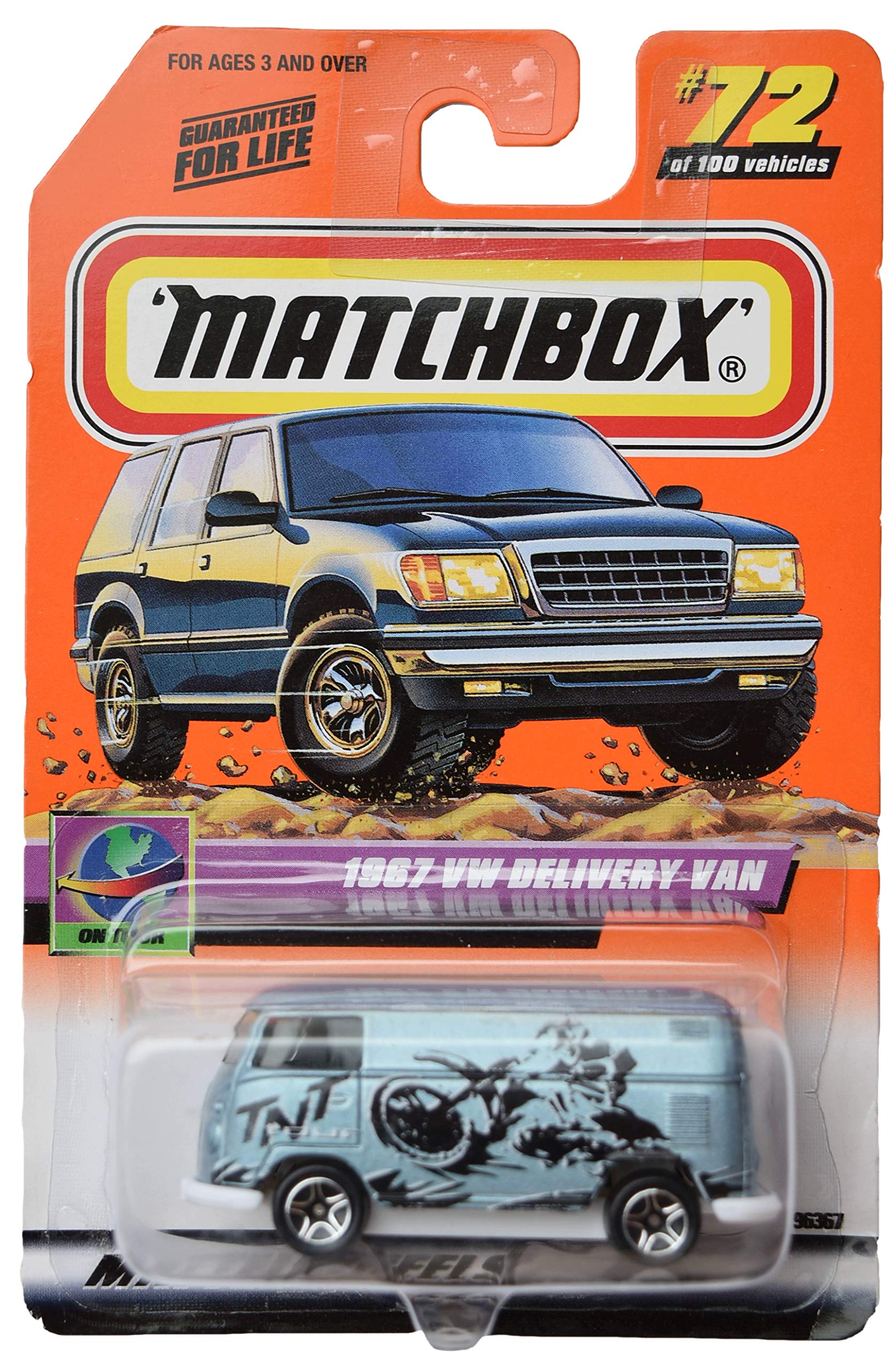 Matchbox 1967 VW Delivery Van [Steel Blue] #72, On Tour Series