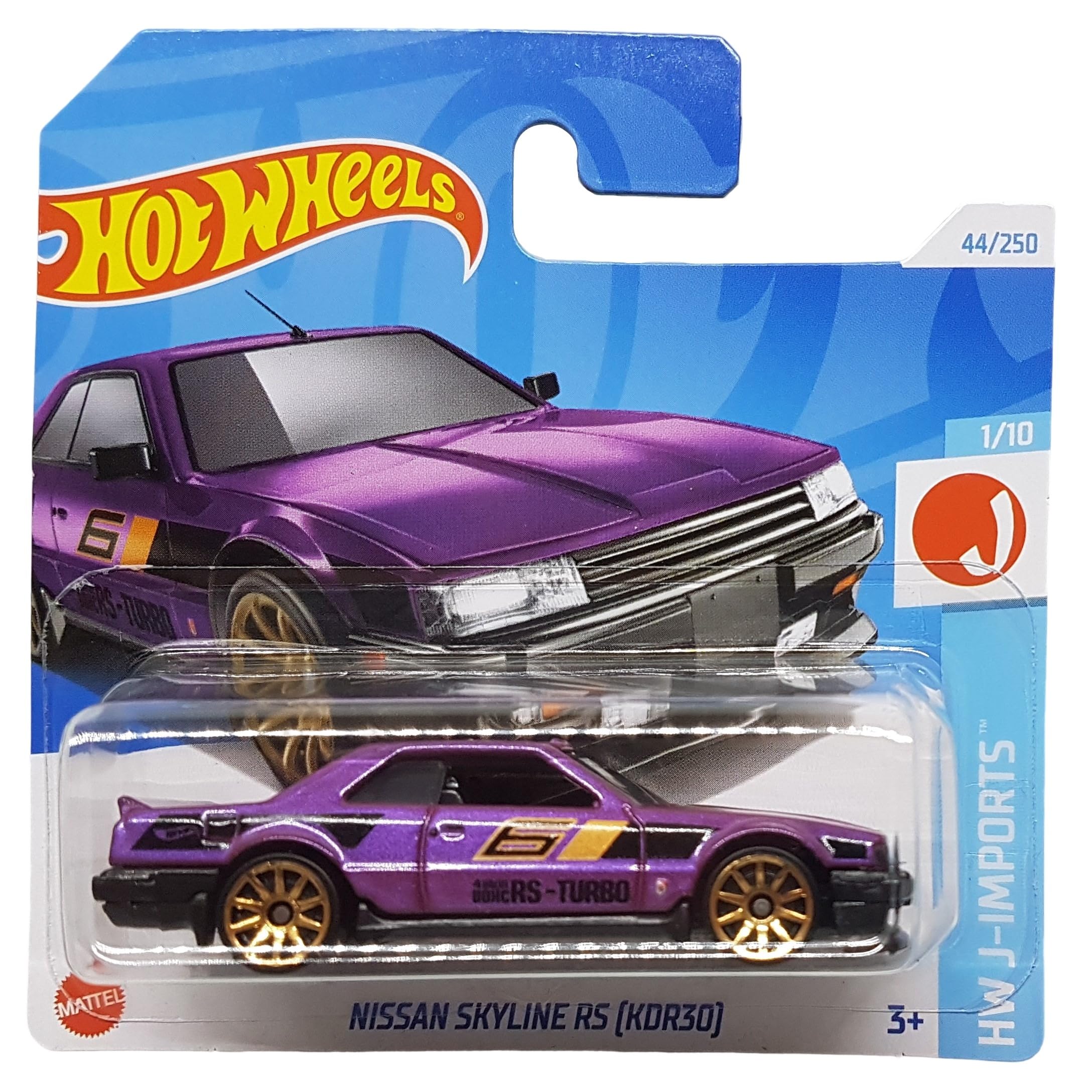 Hot Wheels - Nissan Skyline RS [KDR30] - HW J-Imports 1/10 - HTC40 - Short Card - Purple Metallic - Mattel 2024