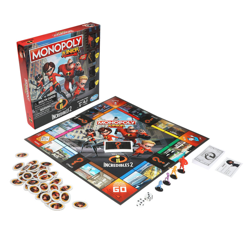 Hasbro Monopoly Junior - The Incredibles 2