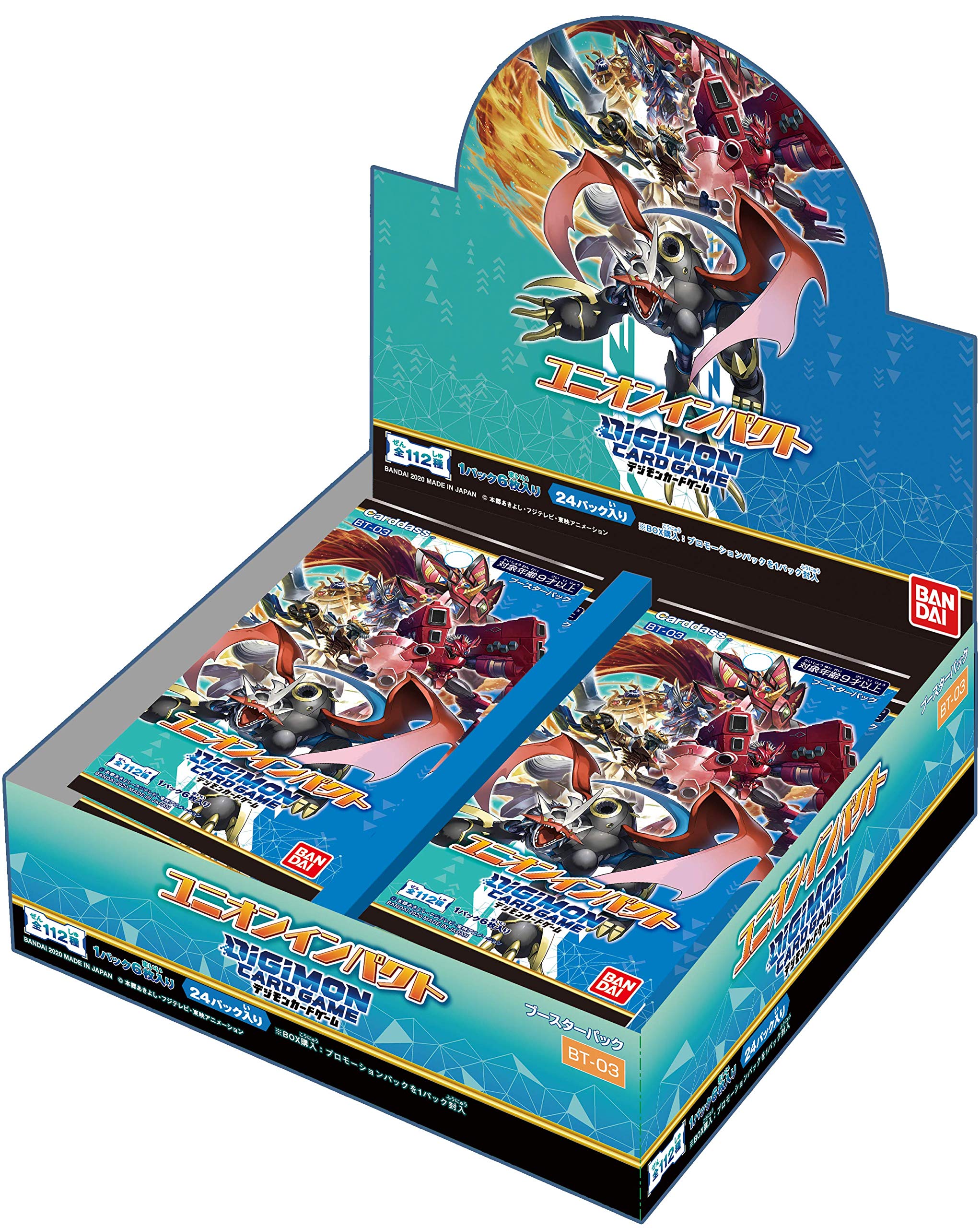 Digimon Card Game Booster Union Impact [BT-03] (Box) (24 Packs)