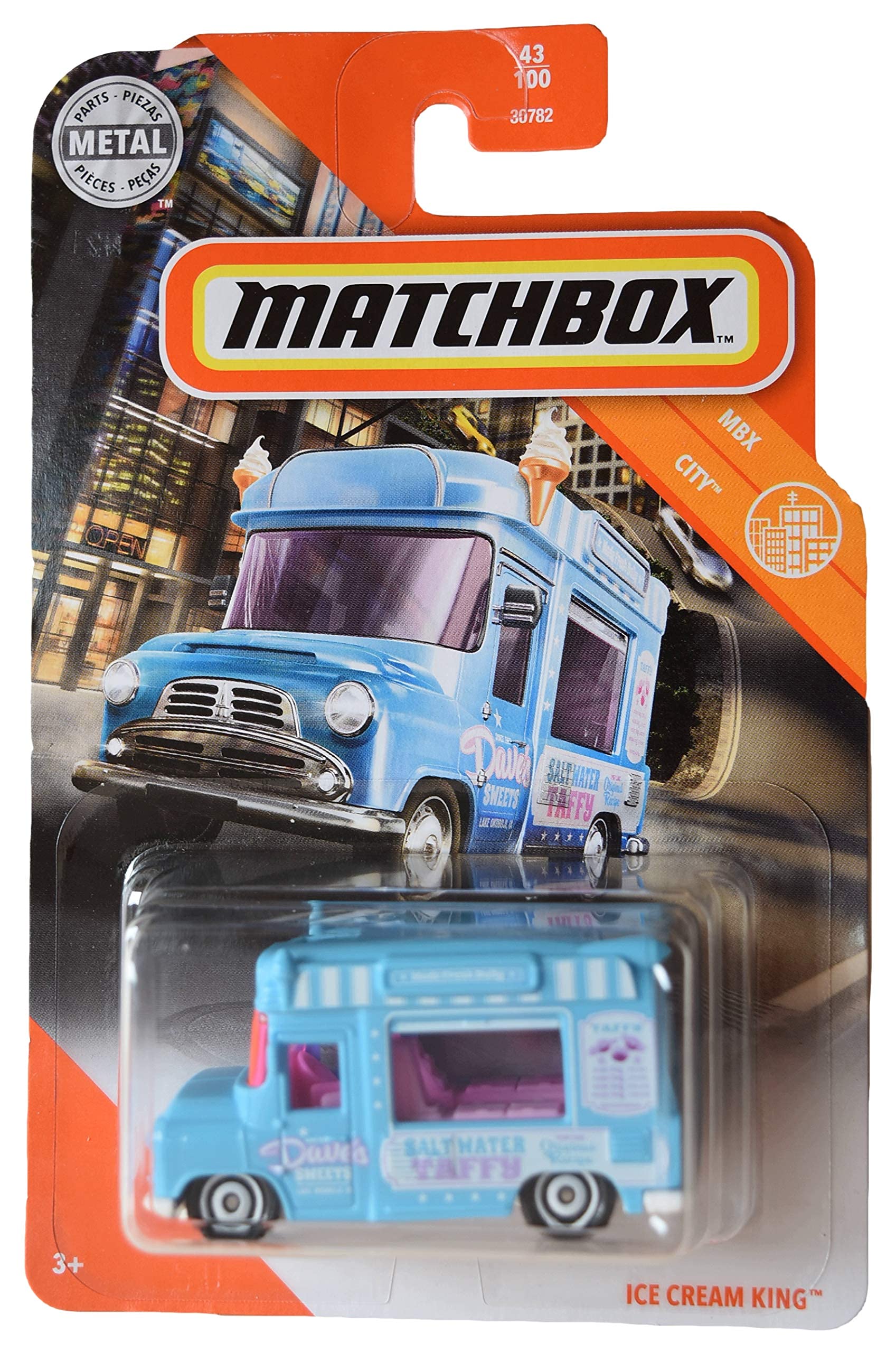 Matchbox Ice Cream King, [Blue] 43/100 City Series