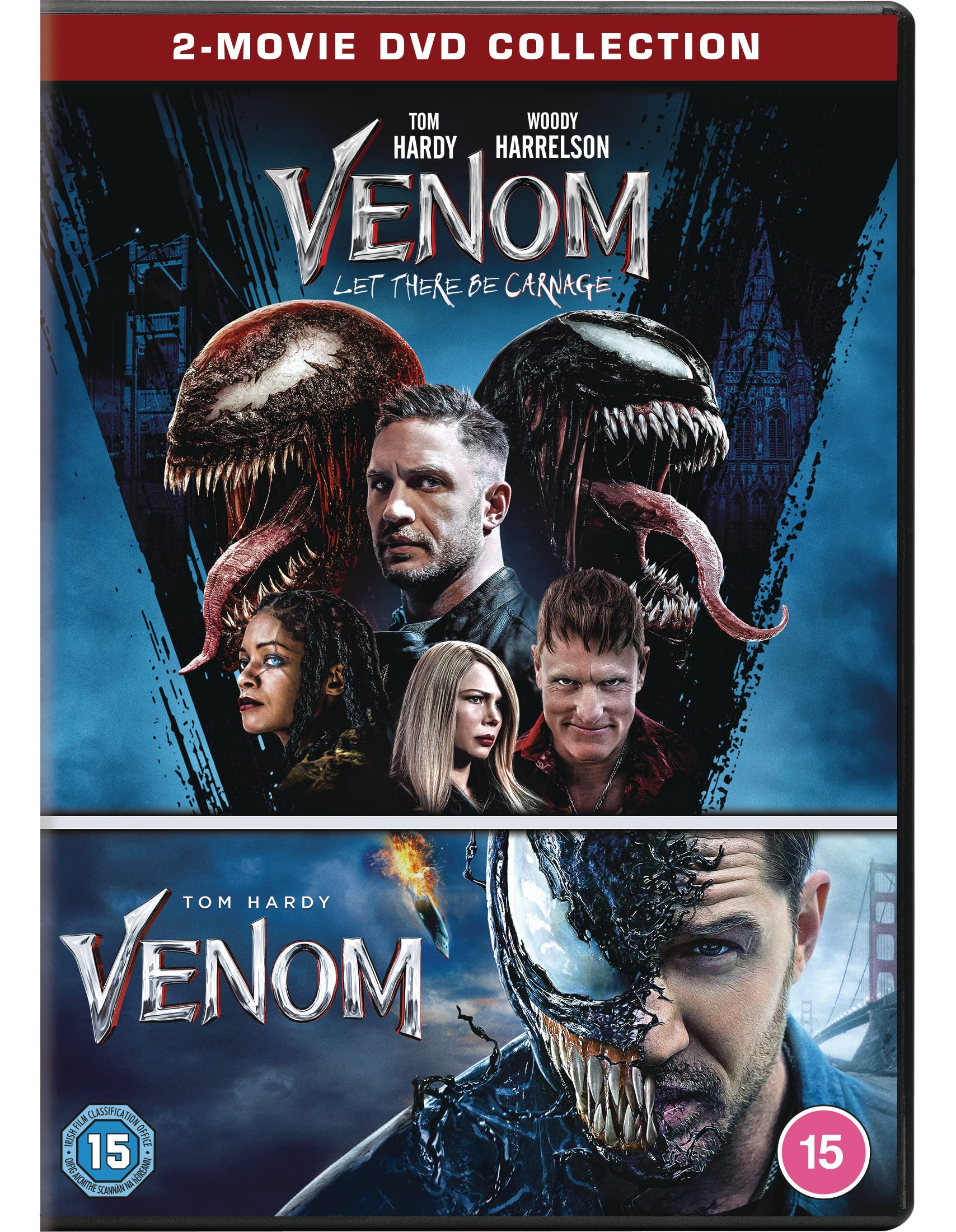 Venom 1&2: (2018) & Let There Be Carnage [DVD] [2021]