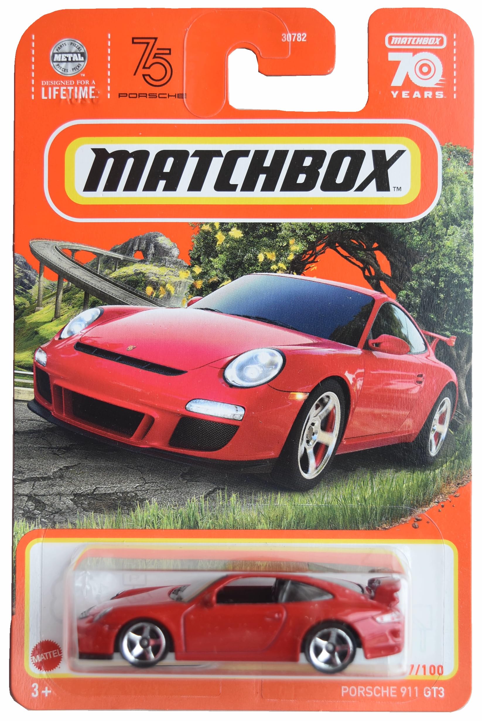 Matchbox Porsche 911 GT3, red 87/100