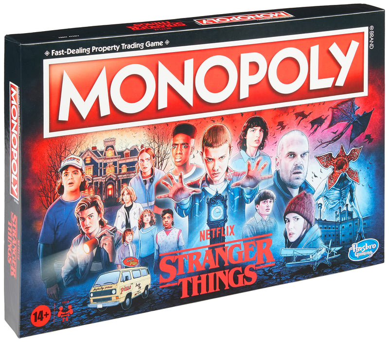 Monopoly: Netflix Stranger Things Edition Board Game for Adults and Teens Ages 14+, Game for 2-6 Players, Inspired by Stranger Things Season 4, F2544