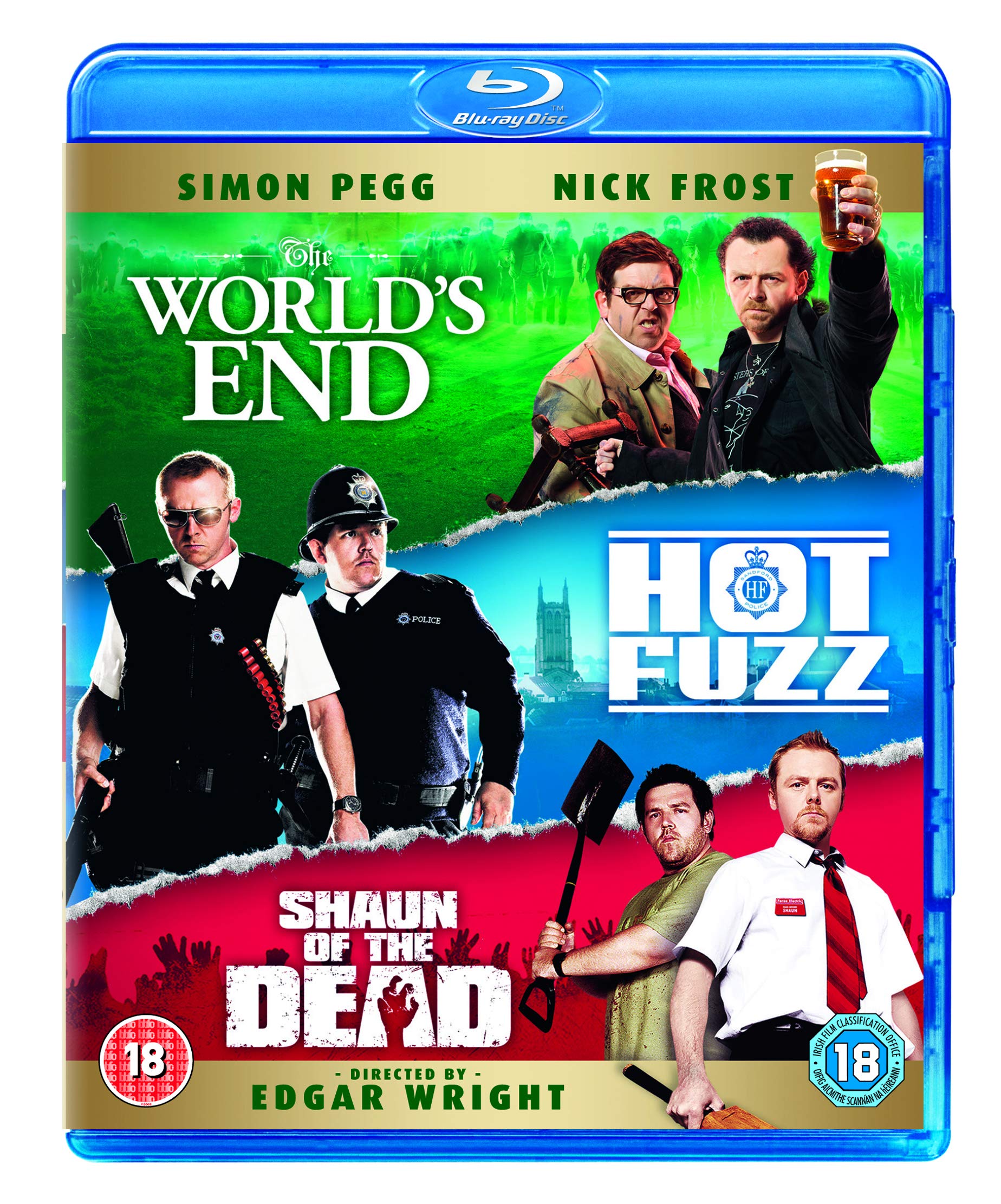 The World's End/Hot Fuzz/Shaun of the Dead [Blu-ray] [2004] [Region Free]