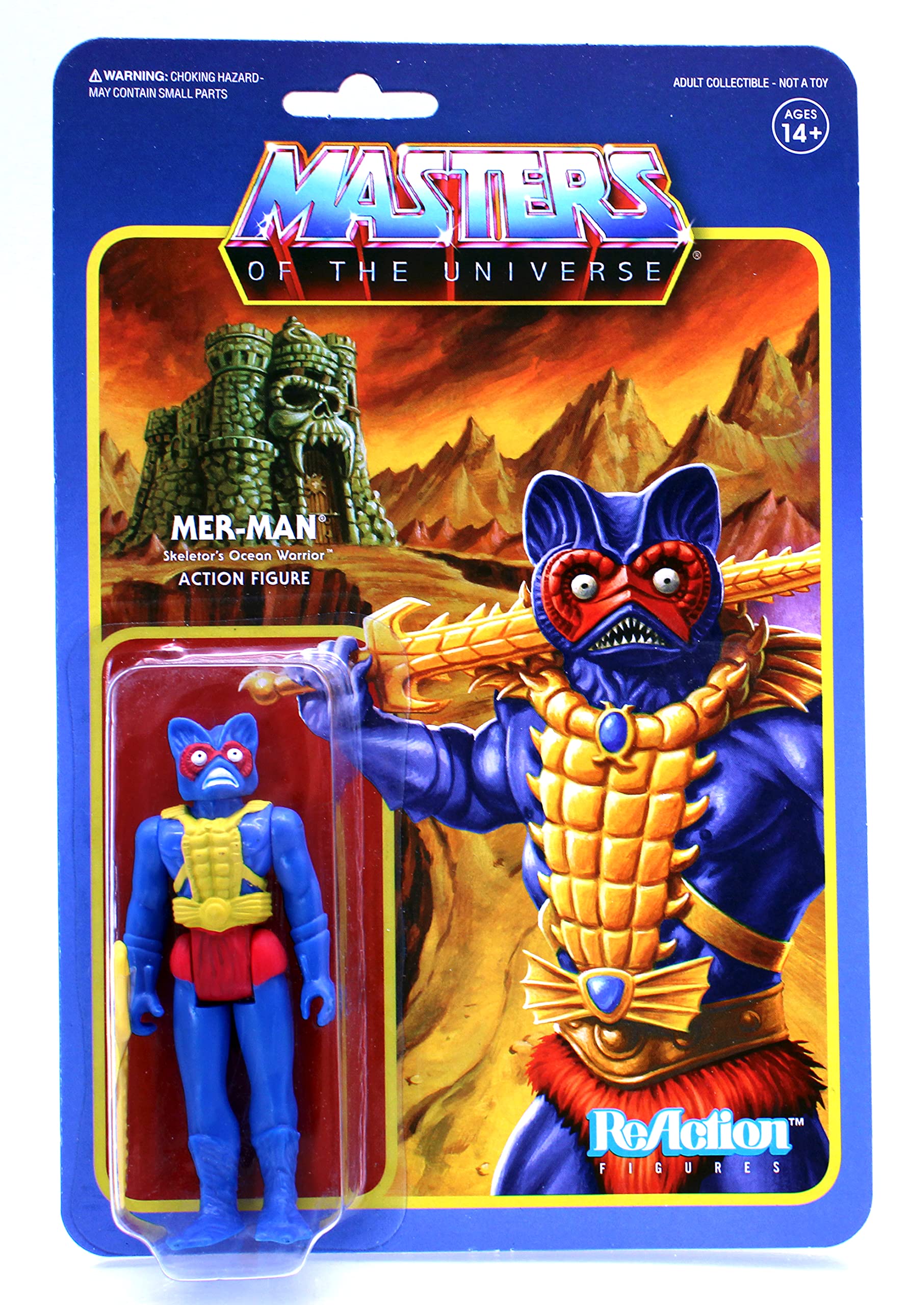 SUPER7 Masters of the Universe ReAction Action Figure Mer-Man