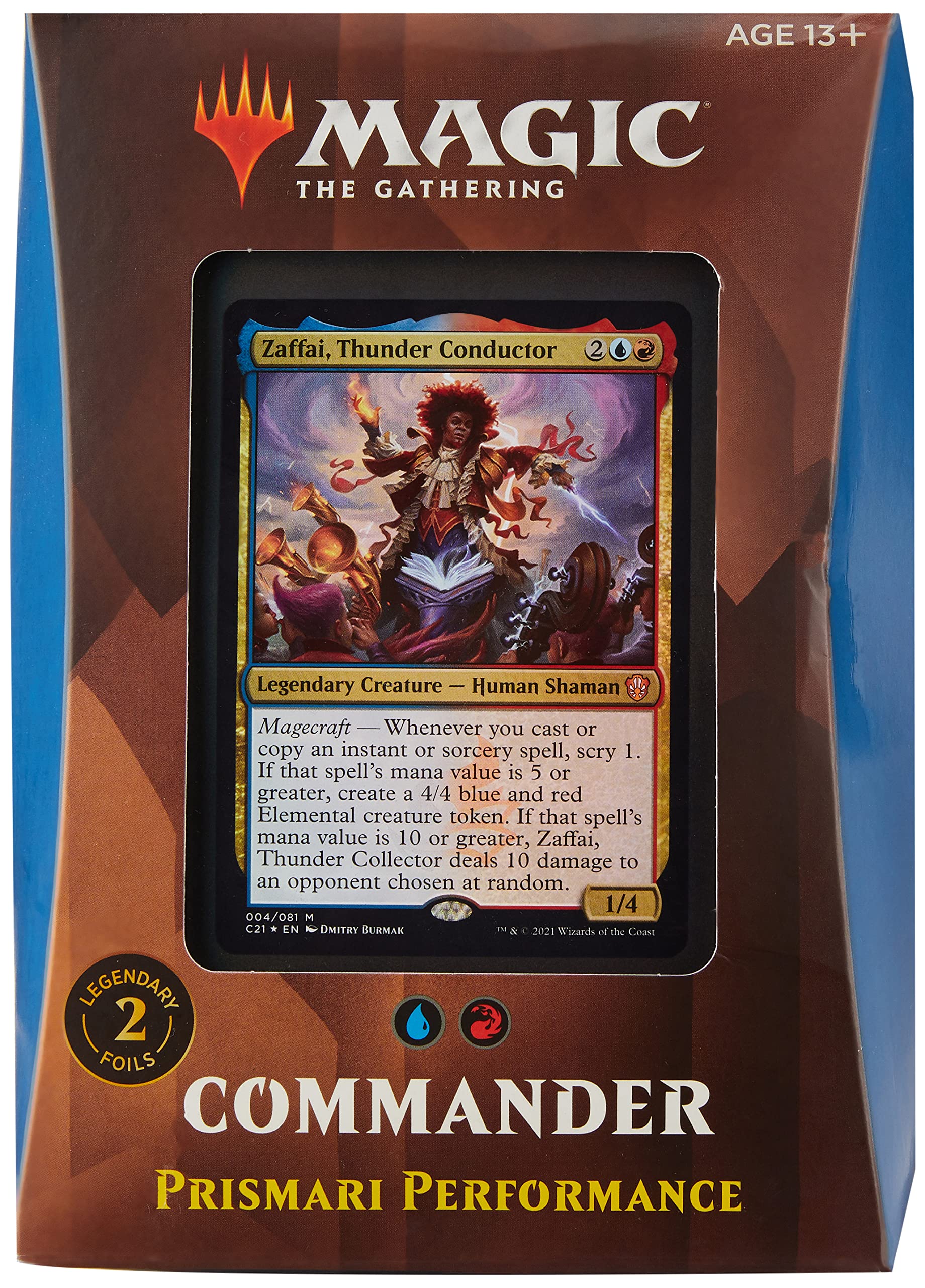 Magic The Gathering Strixhaven Commander Deck - Prismari Performance (Blue-Red)