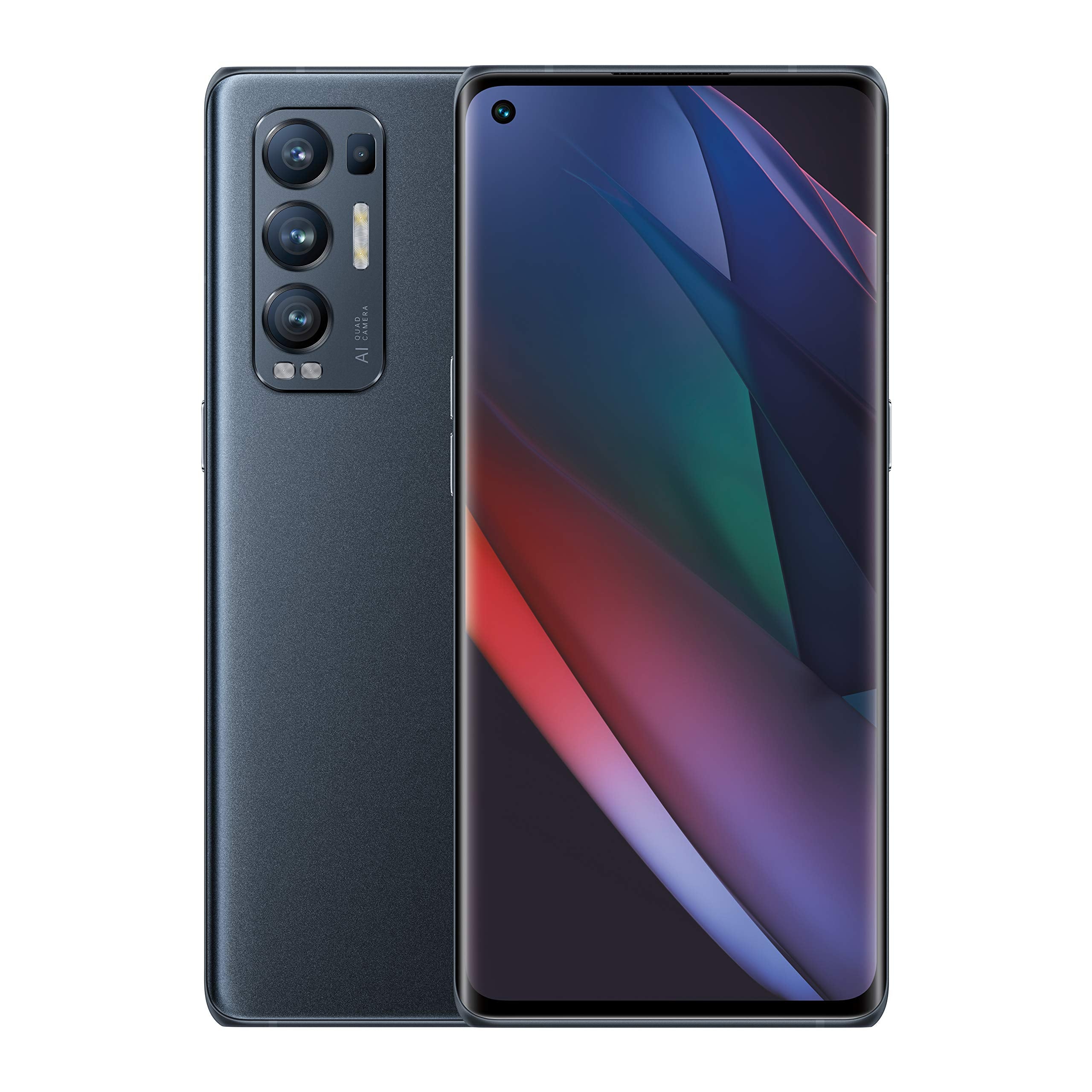 OPPO Find X3 Neo 5G - 12GB RAM and 256GB Storage SIM Free Smartphone (6.55 inch, 50MP Quad Camera, Snapdragon 865 Processor, Dual SIM) - Black