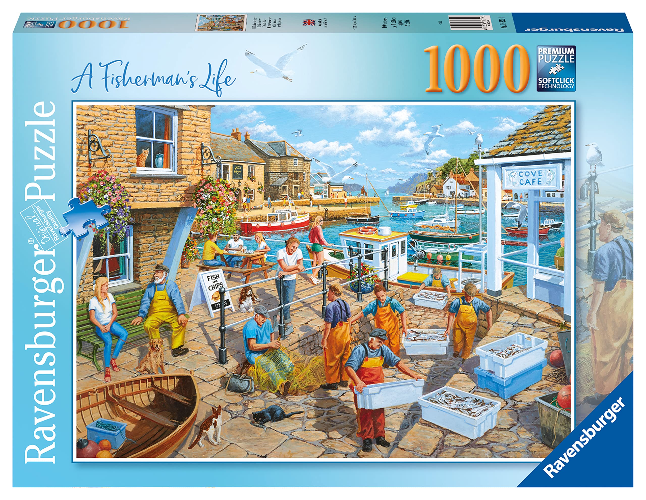 Ravensburger Fisherman’s Life 1000 Piece Jigsaw Puzzle for Adults & Kids Age 12 Years Up