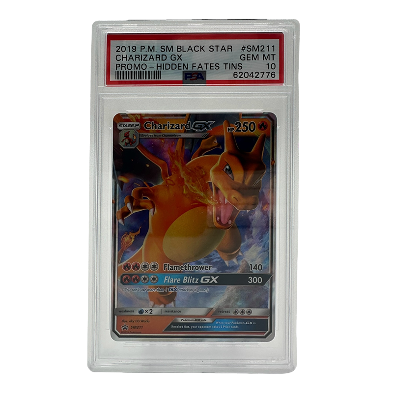 Buy Charizard GX 2019 Pokemon TGC Sun & Moon Hidden Fates Promo Card Graded PSA 10 MINT | Buy Collectible Cards UK | Shop Graded Pokemon Cards Online UK | Zombie.co.uk