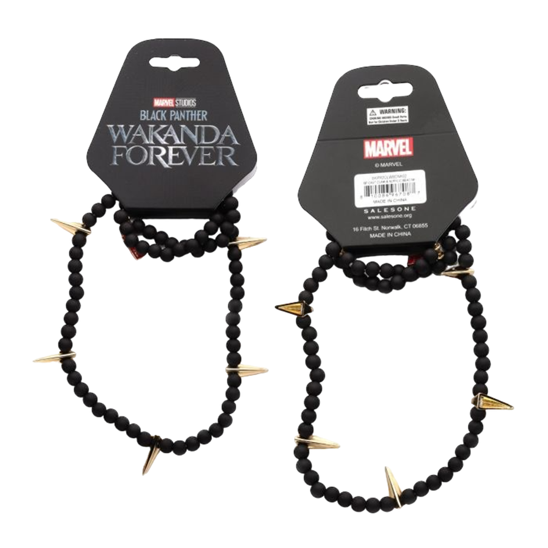 Marvel Black Panther Wakanda Forever Claw And Bead Necklace - zombie.co.uk