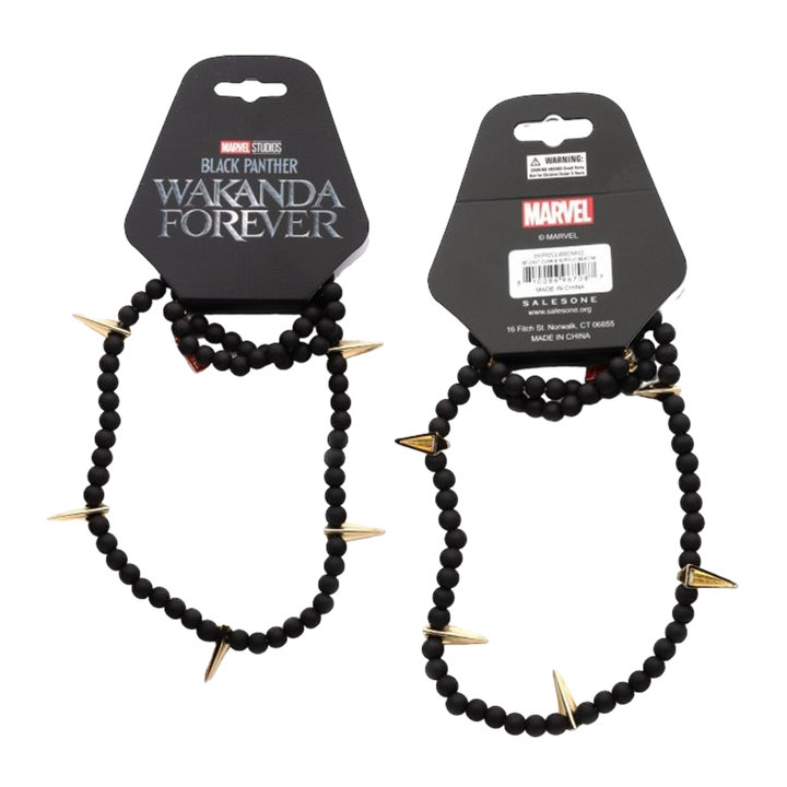 Marvel Black Panther Wakanda Forever Claw And Bead Necklace - zombie.co.uk