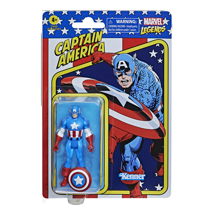 Buy Marvel Legends - Captain America Hasbro 3.75 Inch Action Figure for sale online UK - zombie.co.uk