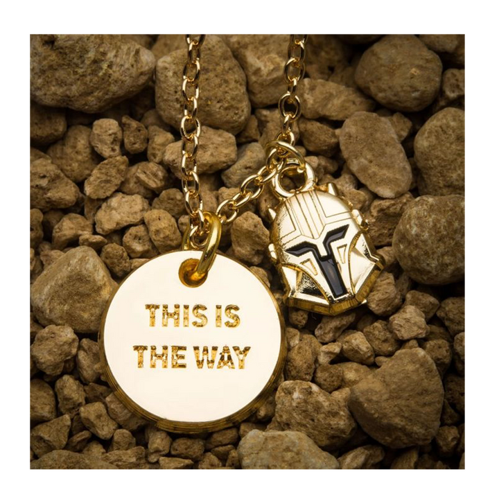 Star Wars The Mandalorian "This is the Way" Pendant Necklace - zombie.co.uk