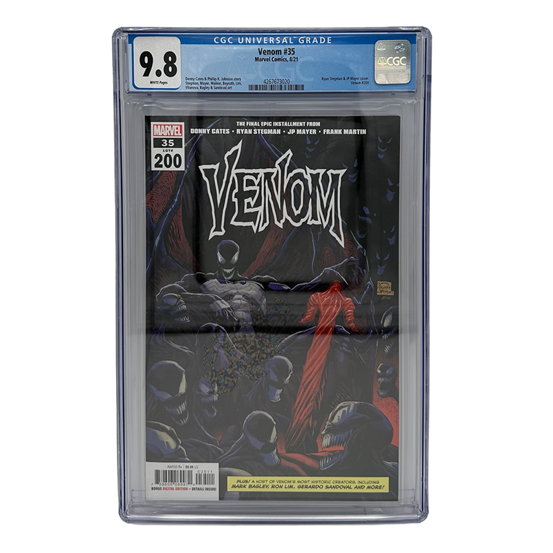 Buy Venom #35 (2021) Marvel Comic Ryan Stegman & JP Mayer Graded - CGC 9.8 | Graded Marvel COmics UK | zombie.co.uk