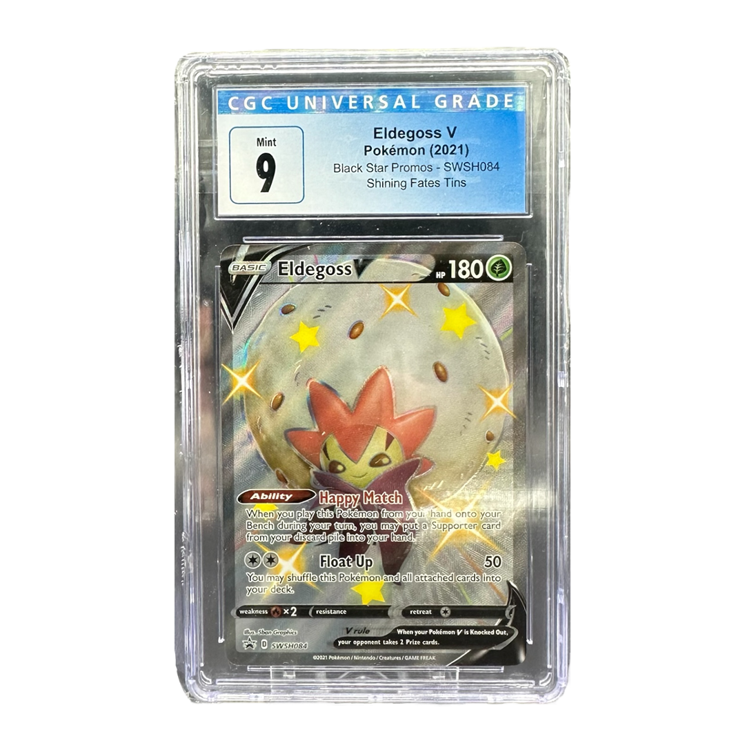 CGC 9 - 2021 Pokemon Eldegoss V Black Star Promos - SWSH084 Holo Mint | Graded Pokemon Card for Sale Online | zombie.co.uk