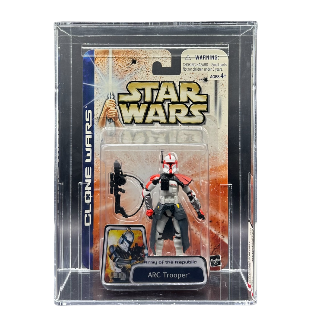 Hasbro Star Wars Clone Wars #43 Red ARC Trooper Action Figure AFA 90 NM+ / MT | Graded Action Figure for Sale UK | zombie.co.uk