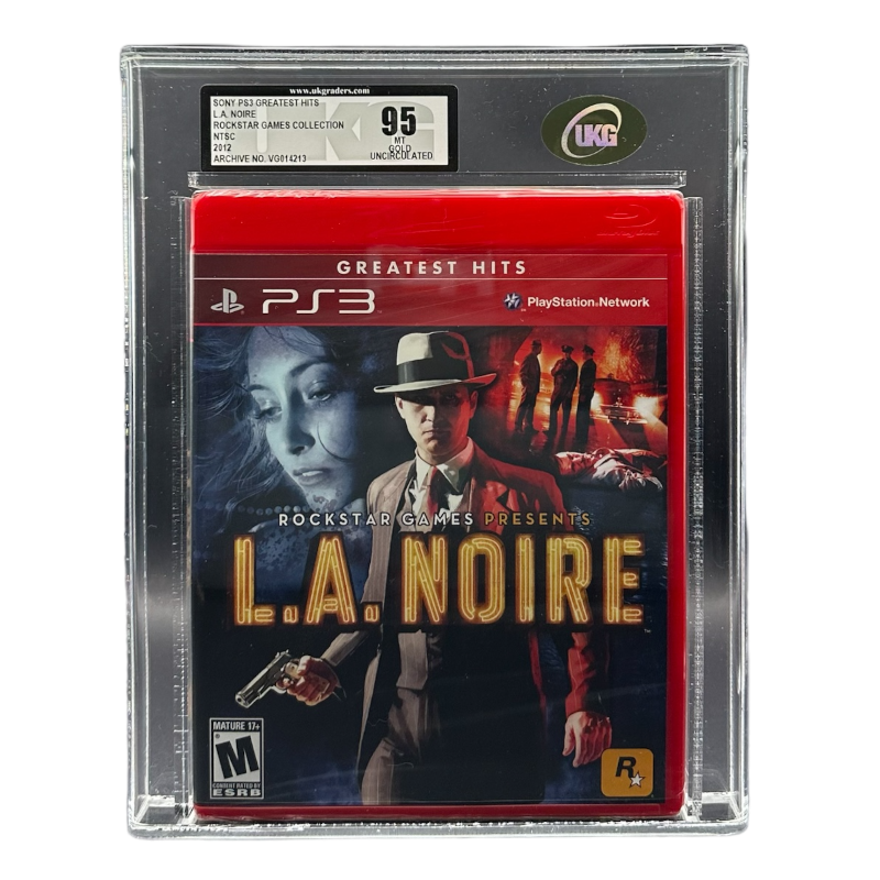 Buy L.A Noire PS3 Greatest Hits Sealed Graded - UKG 95 MINT | Shop Rare Graded Games UK | Graded Video Games for Sale UK | ZOMBIE.CO.UK