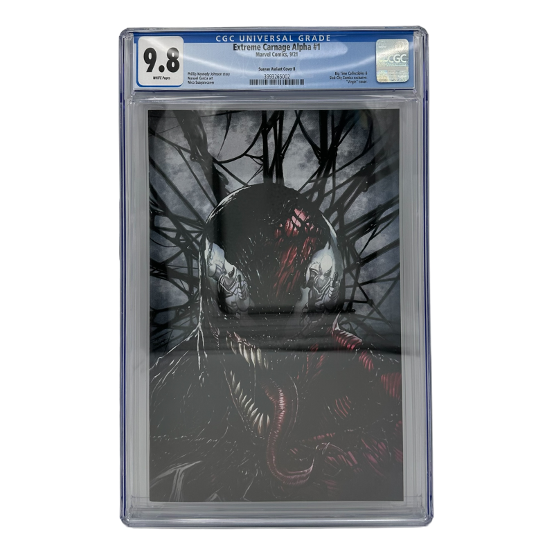 Marvel Comics - Extreme Carnage Alpha #1 Suayan Variant  'Virgin' Cover - CGC 9.8 | Graded Comics for sale UK | Zombie.co.uk