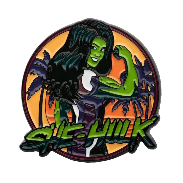 Marvel Officially Licensed She-Hulk Enamel Pin - zombie.co.uk