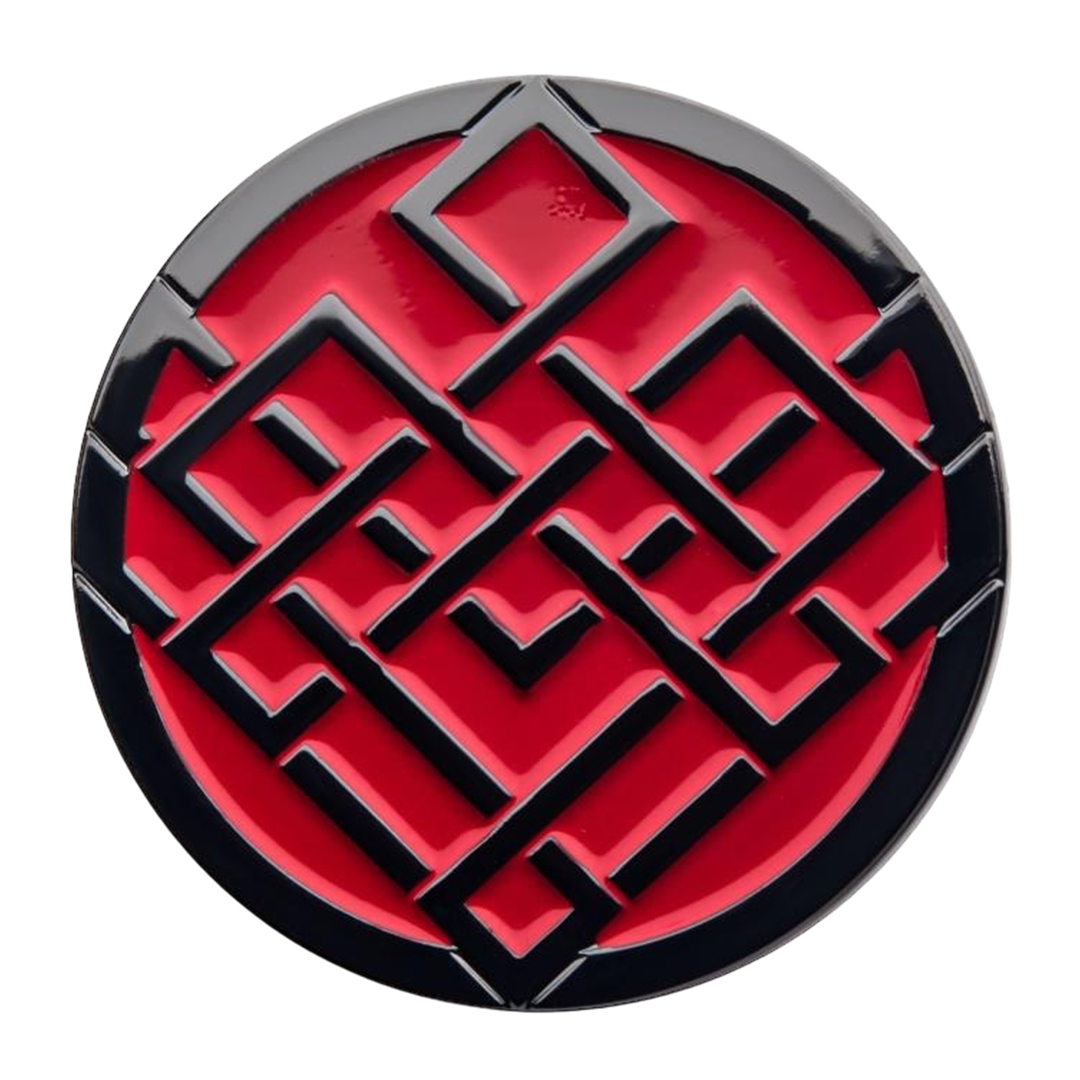 Marvel Shang-Chi Red Icon Enamel Pin Badge- zombie.co.uk