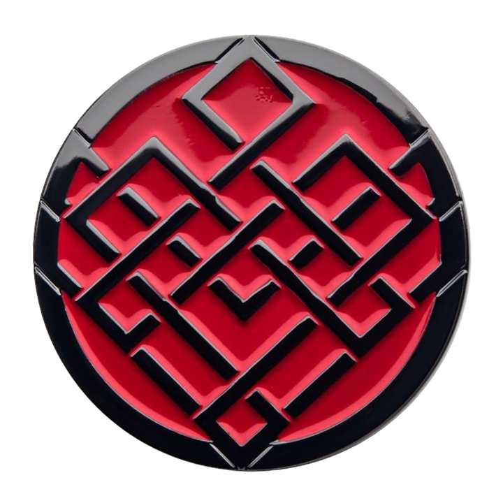 Marvel Shang-Chi Red Icon Enamel Pin Badge- zombie.co.uk