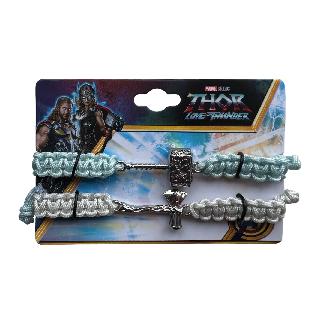 Marvel: Thor Love And Thunder Weapon Cord Bracelet Set - zombie.co.uk