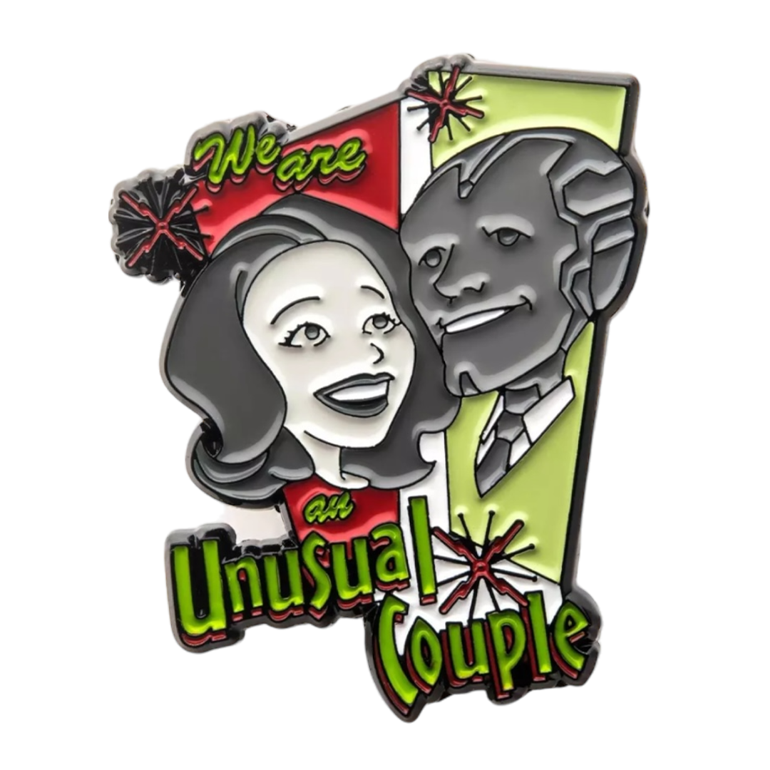 Marvel WandaVision Unusual Couple Enamel Pin - zombie.co.uk